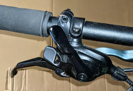 The shifter and brake handle of a bicycle